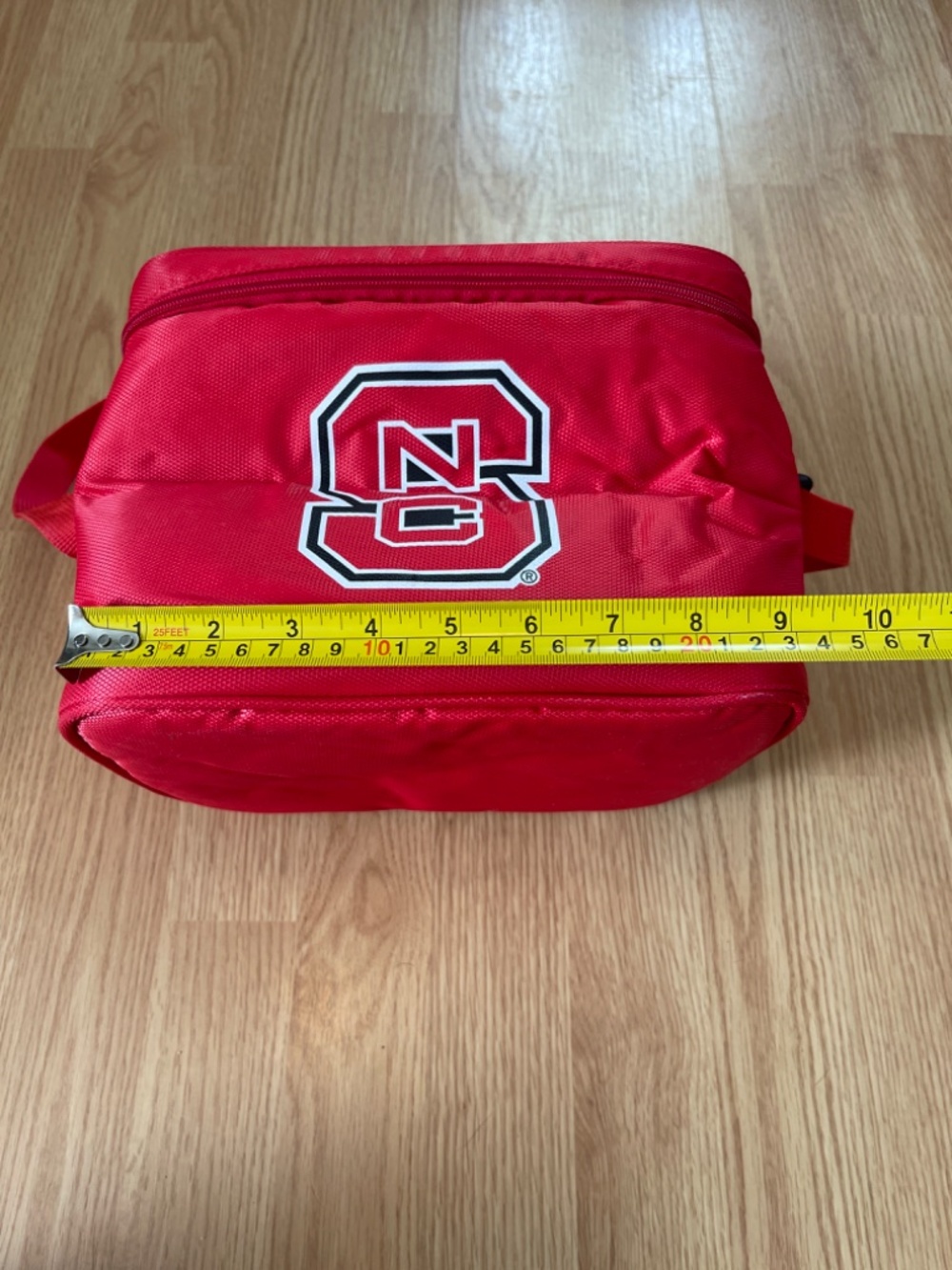 Logo Red NC North Carolina State Wolf Pack Cooler Bag w/ Adjustable Strap - Picture 9 of 11